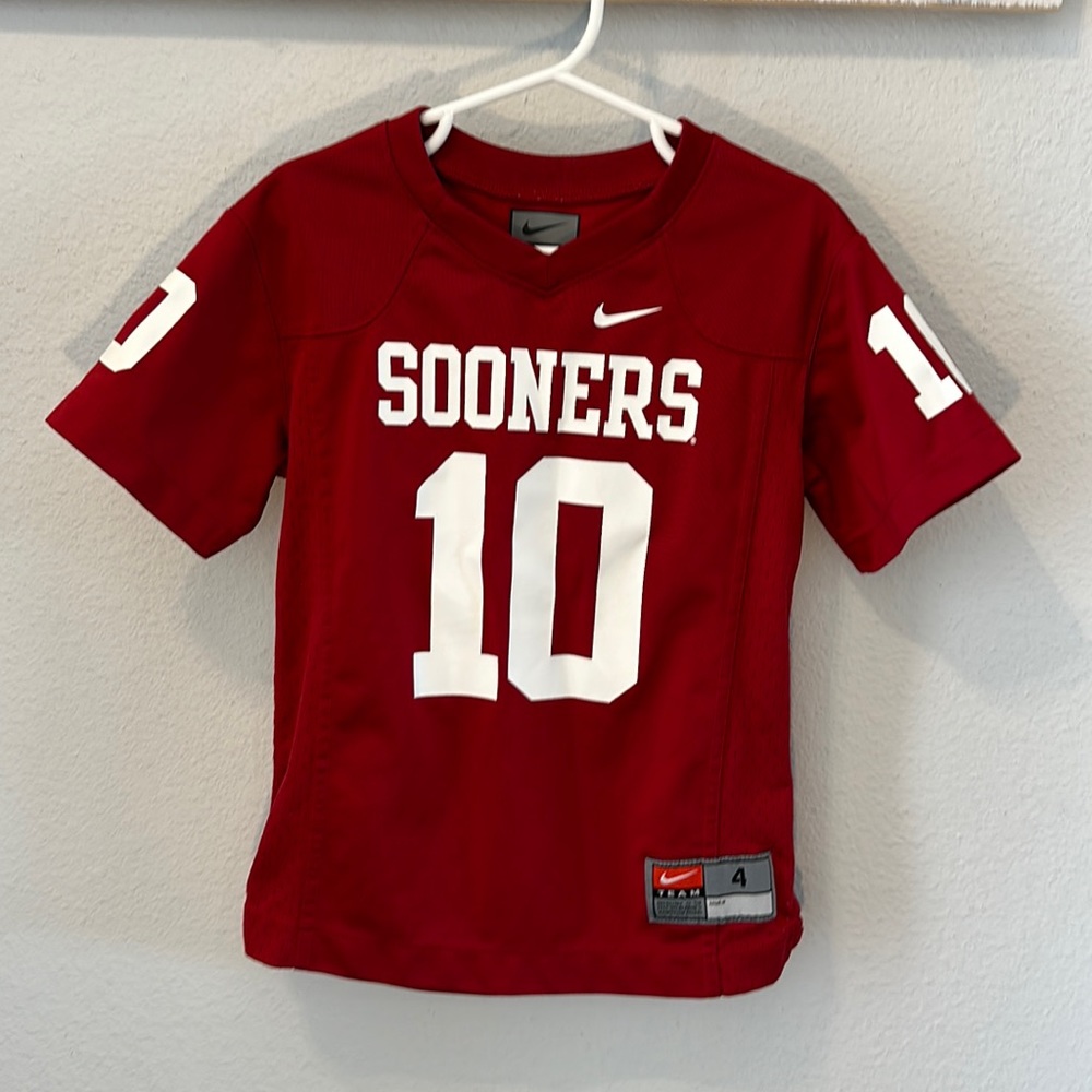 Youth OU Jersey, Size 4
